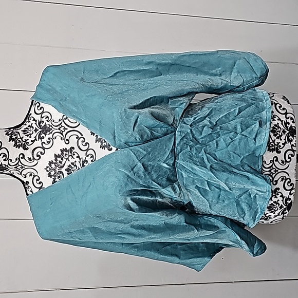 Teal Blouse - Picture 1 of 6